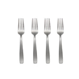 Oneida Everdine Stainless Steel Dinner Forks, Satin Finish, Set of 4 - Durable & Dishwasher Safe