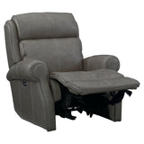 McGwire Power Motion Chair 292RLGO Grey Leather Bernhardt