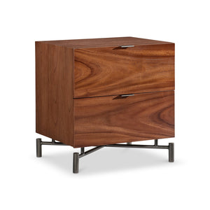 Bernhardt Bernhardt Brasea Suar Wood Nightstand with Usb Charging and Soft Close Drawers 24" W x 20" D x 26" H 394230
