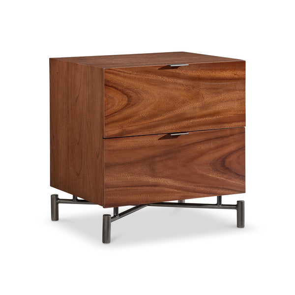 Bernhardt Bernhardt Brasea Suar Wood Nightstand with Usb Charging and Soft Close Drawers 24" W x 20" D x 26" H 394230