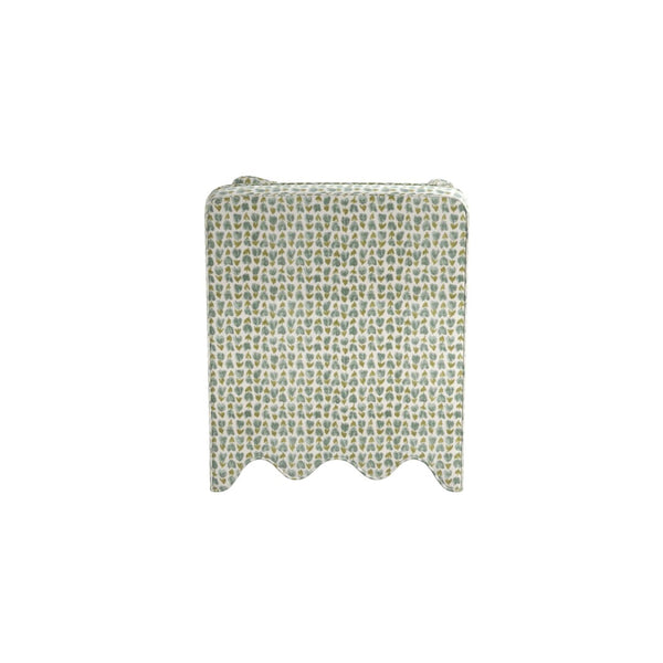 A.R.T. Furniture Lowry Accent Chair - Playful Elegance with Plush Comfort, Scalloped Base, and Versatile Style for Any Room Blue 738514-5100AA