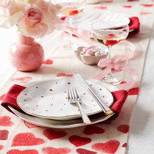 Lenox Garnet Bay 12-Piece Dessert Set Red, WHITE PORCELAIN 896839