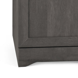 English Elm Christopher Knight Home® - DELANEY Rustic 2-Door Wardrobe Grey with Faux Wood Finish, 75" Tall Armoire for Organized Storage 71142.00