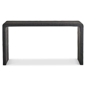 Bernhardt Bernhardt Shephard Faux Bois Resin Console Table with Sculptural Form for Entryway 582912