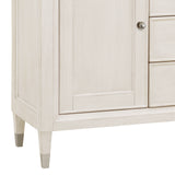 Ashby Place 3-Drawer Buffet with Cabinets Natural with Reflection Gray Finish P359302 Pulaski Furniture