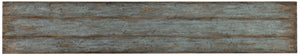 Hooker Furniture La Burnham Console Regal Blue Bonnet Finish With Distressed Patina, Brass Nailhead Trim, Slim 16" Depth 6960-85002-45