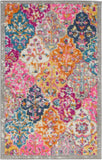 Nourison Passion PSN21 Machine Made Power-loomed No Border Indoor Only Bohemian Vintage Rug Multicolor, Multicolor 100% Polypropylene 99446717337