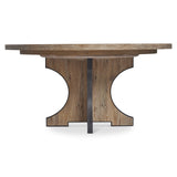 Bernhardt Tribeca Dining Table, Round Aurum Wood, Metal K2007