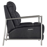 Milo Leather Power Motion Chair 200RLO Grey Leather Bernhardt