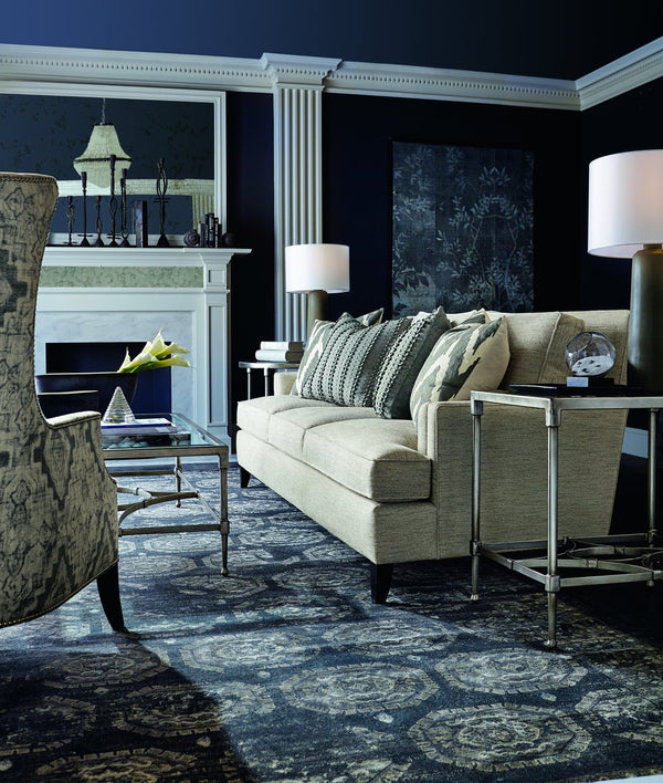 Bernhardt Bernhardt Addison Sofa With Spring-Down Cushions, Track Arms, Tapered Legs & Made-To-Order Luxury B1487A