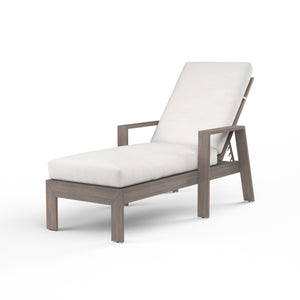 Laguna Double Chaise Lounge in Canvas Skyline, No Welt SW3501-99-14091 Sunset West