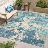 Christopher Knight Home® - Noble House - Bluewater 7'10" X 10' Indoor/Outdoor Area Rug