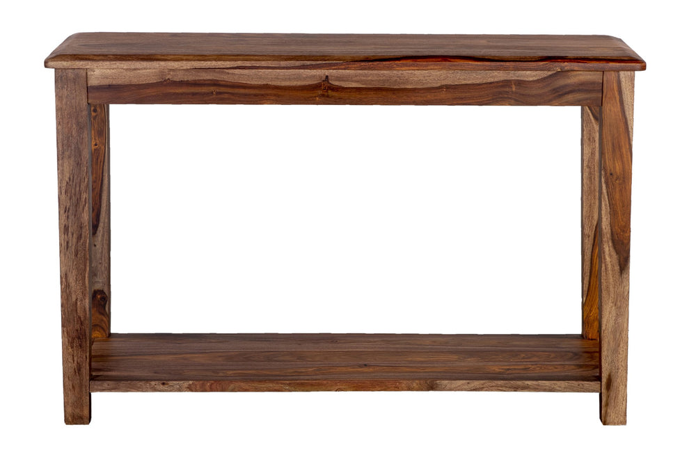 Porter Designs Porter Sonora Handcrafted Sheesham Wood Console Table – Elegant Design With Natural Beauty Brown Wood 05-196-10-9740