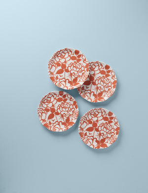 Lenox Butterfly Meadow Cottage Accent Plates, Set of 4 Multi, WHITE PORCELAIN 894276