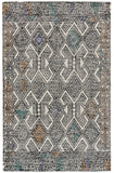 Feizy Rugs Arazad Hand-tufted Wool & Nylon Geometric Rug - Vibrant Transitional Design For Stylish Living Spaces Black,Ivory,Green Wool,Nylon 7238479fblktnge10