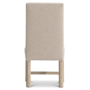 Bernhardt Bernhardt Aventura Fully Upholstered Side Chair — Casual-Traditional Comfort, Marcona Wood Legs, Durable Fabric 318541