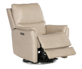 Soiree Zero Gravity Swivel w/PWR Headrest and Lumbar Beige RC Collection RC607-PHSZL-070 Hooker Furniture