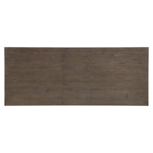 Bernhardt Bernhardt Outline Dining Table With Wire-Brushed Oak Cassel Finish, Double Pedestal, 88" Expandable K2213