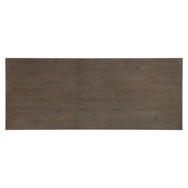 Bernhardt Bernhardt Outline Dining Table With Wire-Brushed Oak Cassel Finish, Double Pedestal, 88" Expandable K2213