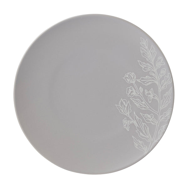 Lenox Oneida Roseto 12-Piece Dinnerware Set , Pumice White, WHITE STONEWARE 897506