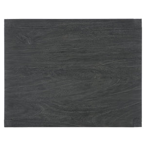 Bernhardt Bernhardt Carbonized Suar Cocktail Table With Planked Top, Sculptural Base, Rustic-Modern Elegance 417021