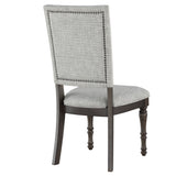 Steve Silver Linnett Upholstered Back Chair, Set of 2 LT510S