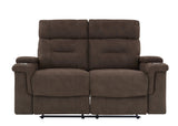 Parker House Parker Living Diesel Manual - Cobra Brown Reclining Loveseat Cobra Brown 100% Polyester (S) MDIE#822-CBR