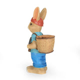 Christopher Knight Home® - Noble House - Twete Outdoor Decorative Rabbit Planter, Blue and Brown