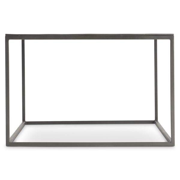 Bernhardt Bernhardt Modern Industrial Thompson Cocktail Table With Graphite Metal Top & Cast-Aluminum Base, Durable Design 525005