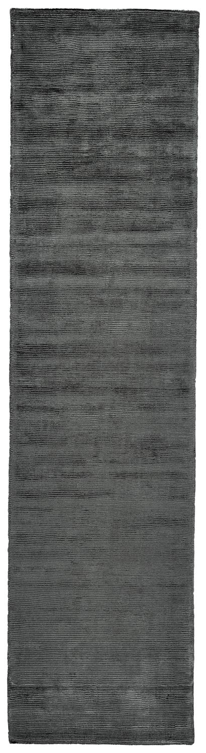 Feizy Rugs Batisse Modern Hand Woven Viscose Rug - Luxurious Low Pile Design For Effortless Style And Elegance Gray,Black Viscose 6698717fchl000i10