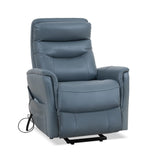 Parker Living Gemini - Softy Azure Power Lift Recliner with Articulating Headrest