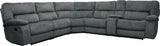 Parker Living Chapman - Polo 6 Modular Piece Manual Reclining Sectional with Drop Down Table