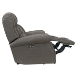 McGwire Power Motion Chair 292RLGO Grey Leather Bernhardt