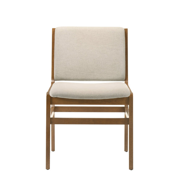 English Elm Christopher Knight Home® - DINING Chair Upholstered Rubberwood Frame Modern Contemporary Design Comfortable Seating Set Wheat 73421.00WHEAT