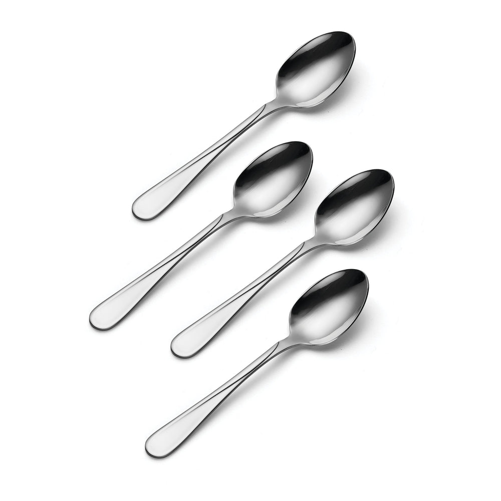 Lenox Oneida Flight Everyday Flatware Teaspoons, Set of 4 Metallic, STAINLESS METAL 2865004C