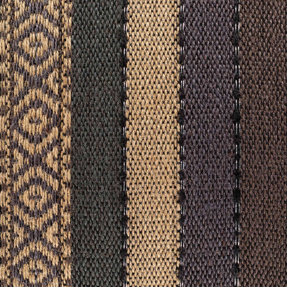 Surya Ulla 18"X18" Accent Pillow - Luxurious Cotton & Jute, Eye-catching Design, Ultimate Comfort & Style Beige Cotton,Jute,Cotton Ull001-1818d