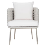 Bernhardt Santa Cruz Outdoor Arm Chair in Nordic Grey [Made to Order] X02545Q