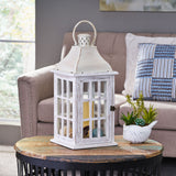 Christopher Knight Home® - Noble House - Hooven Coastal Handcrafted Small Mango Wood Decorative Lantern