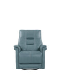 Parker House Parker Living Carnegie - Verona Azure - Powered By Freemotion Cordless Power Swivel Glider Recliner Verona Azure Top Grain Leather with Match (X) MCAR#812GSPH-P25-VAZ