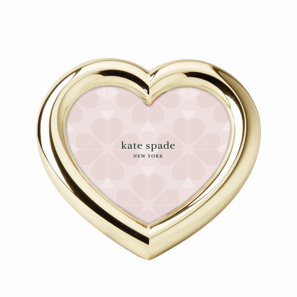 Lenox Kate Spade Charmed Life Gold Heart Frame Metallic, GOLD METAL 894020