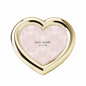 Lenox Kate Spade Charmed Life Gold Heart Frame Metallic, GOLD METAL 894020