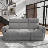 Parker Living Radius - Mega Grey Power Reclining Sofa Loveseat and Recliner Mega Grey MRAD-321P-MGGR Parker House