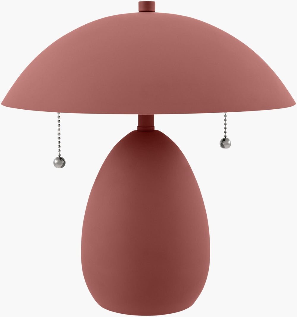 Livabliss Umberis Felt Shade Metal Base Traditional Accent Lamp for Nightstand or End Table UMBS-005