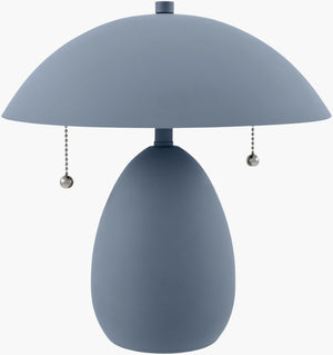 Livabliss Umberis Felt and Metal Accent Table Lamp Warm Ambient Light for Bedroom or Living Room UMBS-007