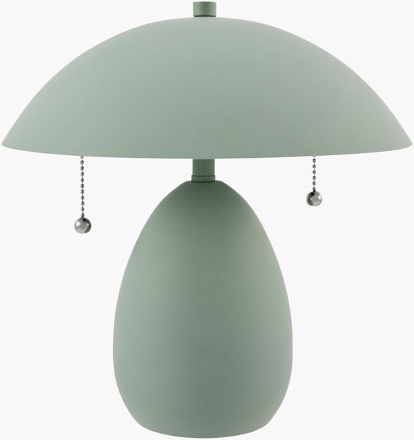 Livabliss Umberis Felt Shade Metal Base Accent Table Lamp for Nightstand or Console UMBS-008