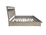 Parker House Pure Modern Bedroom King Platform Bed Moonstone Oak Solids / Oak Veneers BPUR#1266-3