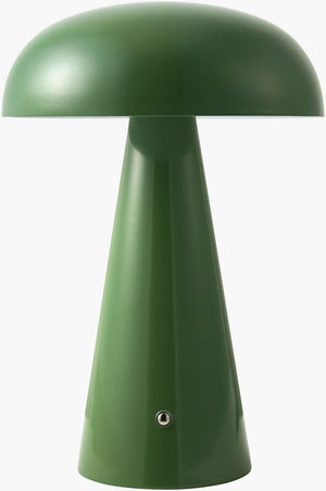 Livabliss Umbra Cordless Accent Lamp Hand-painted Felt and Metal Base Minimalist Modern Nightstand UMR-001