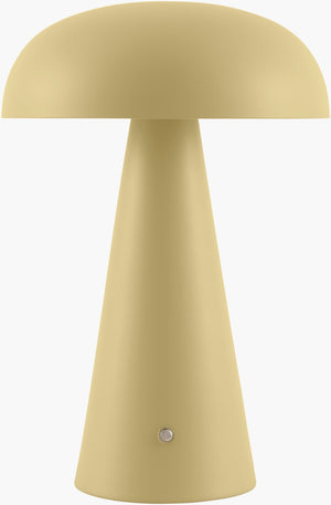 Livabliss Umbra Cordless Felt and Metal Accent Lamp Hand Painted Artisan Glow for Any Room UMR-014