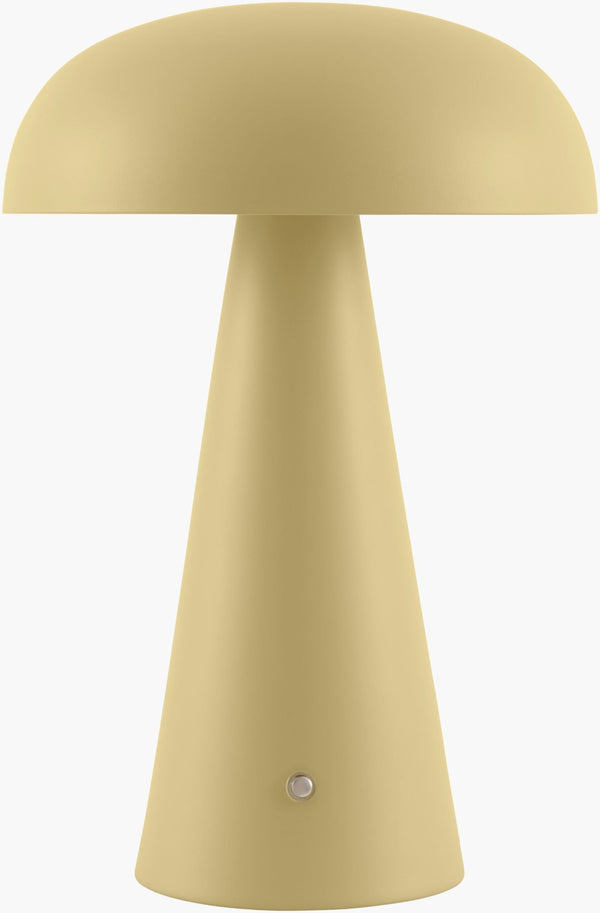 Livabliss Umbra Cordless Felt and Metal Accent Lamp Hand Painted Artisan Glow for Any Room UMR-014