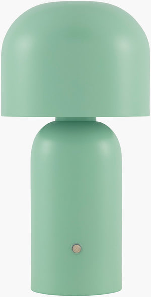 Livabliss Umbra Cordless Felt Metal Accent Lamp Hand-painted Artisan Glow for Modern Interiors UMR-017